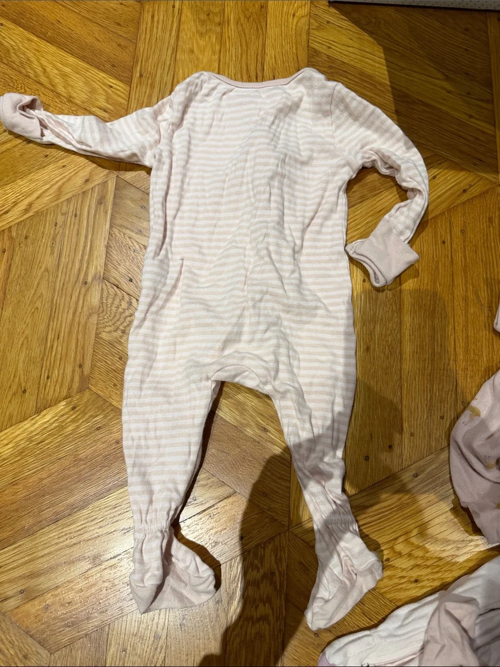 Cloud island 6-9 months onesies footed pajamas